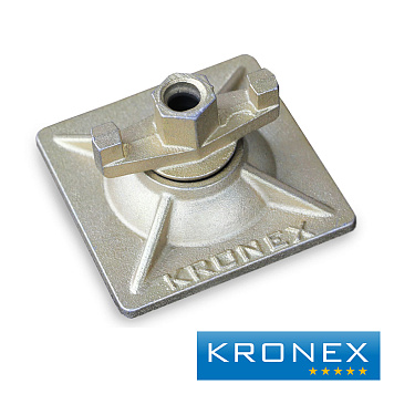 Гайка суперплита KRONEX оцинк. 120*120 мм, нагрузка до 176 кН