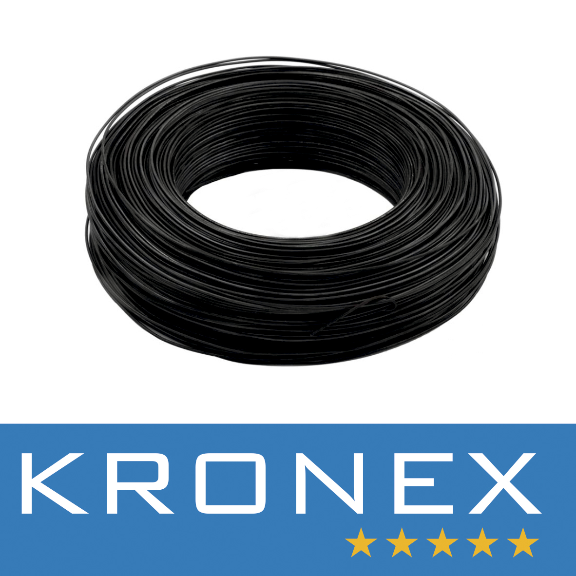 Проволока ТО черная KRONEX 0.7 мм. (Бухта 25 кг.)