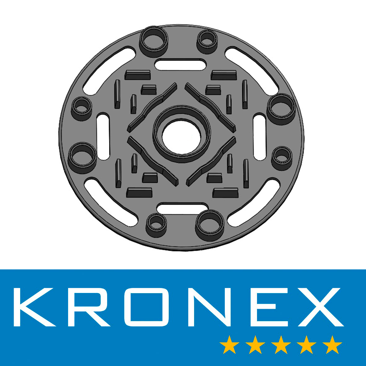 Опора для фиксатора на сыпучие грунты  KRONEX м (упак. 500 шт.)