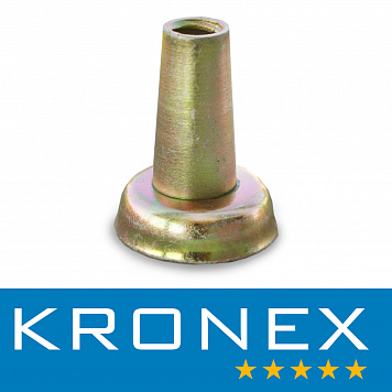 Конус стальной KRONEX, высота 75 мм, оцинкованный
