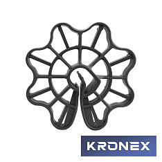 Фиксатор звездочка усиленная KRONEX 30 мм., арм. 6-20 мм. (упак.500 шт.)