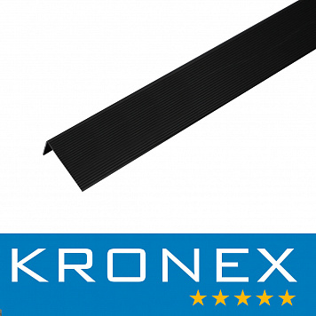 Угол завершающий алюминиевый KRONEX 51,5*30*70 мм. черный