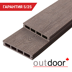 Террасная доска ДПК Outdoor 3D 150*25*3000 мм. NEVADA/CALIFORNIA BROWN коричневая микс