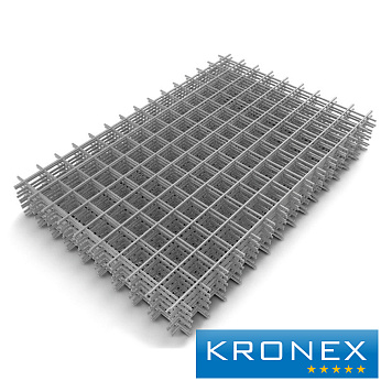 Сетка сварная KRONEX 100/100/4 (карта 2×3 м), исп. по ГОСТ 23279-2012, S500