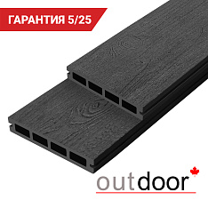 Террасная доска ДПК Outdoor 3D 150*25*3000 мм. NEVADA/CALIFORNIA черная