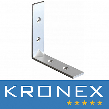 Соединитель KRONEX угловой для лаг KRONEX (полка 75х20) (упак/10 шт)