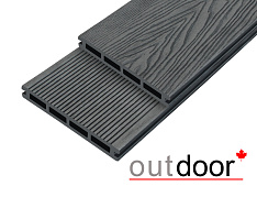 Террасная доска ДПК Outdoor 3D 150*20*3000 мм. HAVANA/вельвет графит