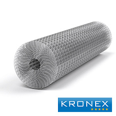Сетка сварная оцинкованная KRONEX 50/50/1.6 мм. (рулон 1,5х25 м)