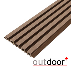 Панель универсальная ДПК Outdoor 3D 220*25*3500 мм. шлифованная дуб