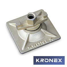 Гайка суперплита KRONEX оцинк. 120*120 мм, нагрузка до 176 кН