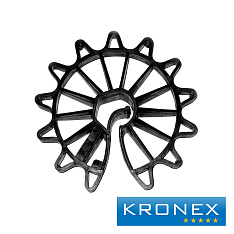 Фиксатор звездочка усиленная KRONEX 40 мм., арм. 6-20  мм. (упак.500 шт.)