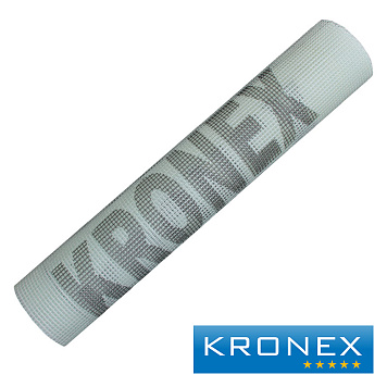 Стеклосетка малярная "KRONEX" 2х2 мм, разрыв 600/600, белая, класс А, рулон 1х50м
