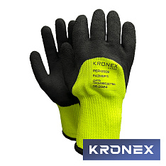 Перчатки утепленные KRONEX WARM со вспененным латексным покрытием (упак.10 пар)