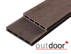 Террасная доска ДПК Outdoor 3D 150*20*3000 мм. STORM/вельвет мореный дуб