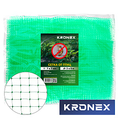 Сетка от птиц KRONEX 7*7 мм. (рулон 2*5 м.)