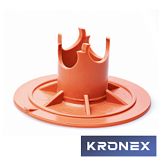 Фиксатор стойка на песчаные грунты усиленная KRONEX "ФС-40" 35/40 мм., арм. 4-18 мм. (упак. 20 шт)