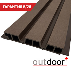 Панель универсальная ДПК Outdoor 3D 233.5*32*4000 мм. шлифованная мореный дуб